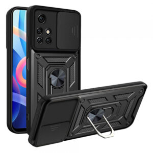 Husa pentru Xiaomi Redmi 10 2022 / 10 (2021), Techsuit, CamShield, Neagra