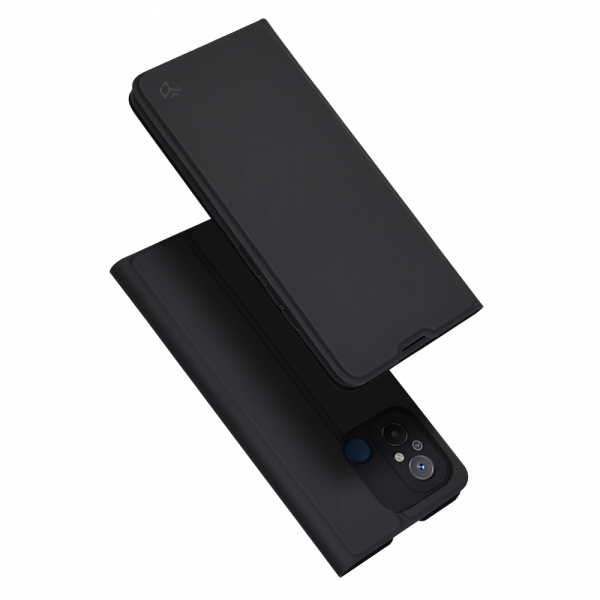 Husa pentru Xiaomi Redmi 12C, Techsuit, Magskin Book, Neagra
