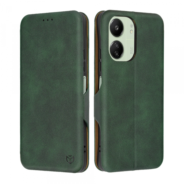 Husa pentru Xiaomi Redmi 13C 5G / 13C / Poco C65, Techsuit, Safe Wallet Plus, Verde