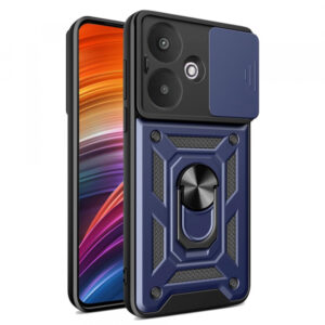 Husa pentru Xiaomi Redmi 13C 5G, Techsuit, CamShield, Albastra