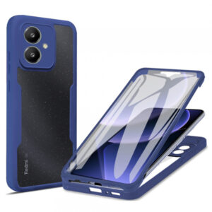 Husa pentru Xiaomi Redmi 13C 5G, Techsuit, ColorVerse 360, Albastra