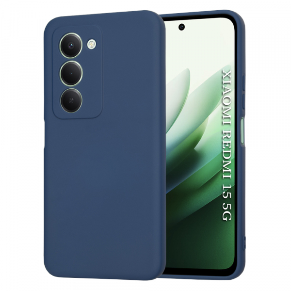 Husa pentru Xiaomi Redmi 15 5G / 15 4G, Techsuit, SoftFlex, Bleumarin