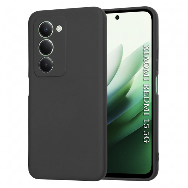 Husa pentru Xiaomi Redmi 15 5G / 15 4G, Techsuit, SoftFlex, Neagra
