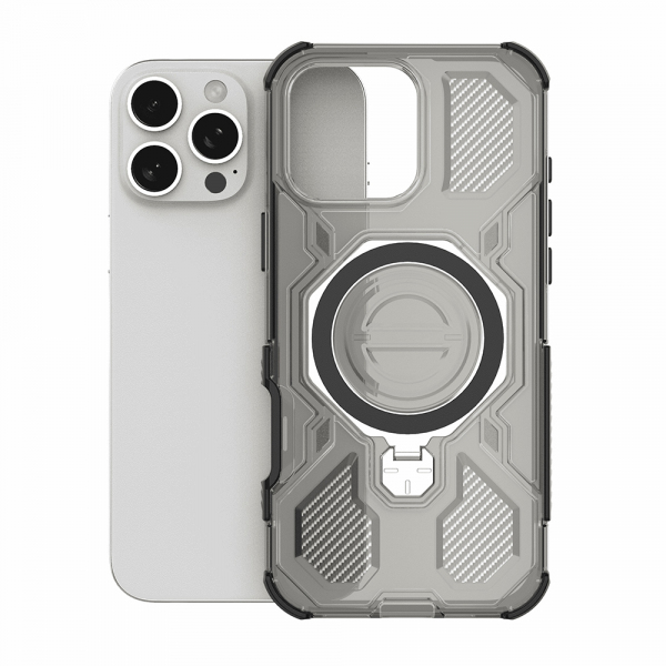 Husa pentru Xiaomi Redmi 15C 5G / 15C 4G, Techsuit, Carbon Shield Pro, Fumurie