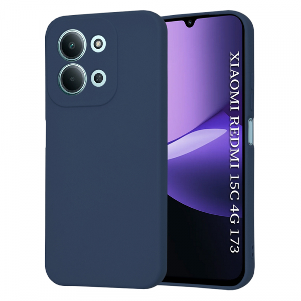 Husa pentru Xiaomi Redmi 15C 5G / 15C 4G, Techsuit, SoftFlex, Bleumarin
