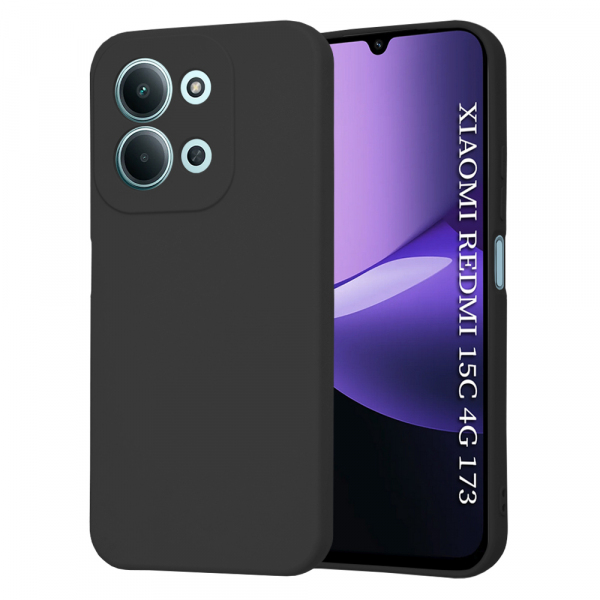 Husa pentru Xiaomi Redmi 15C 5G / 15C 4G, Techsuit, SoftFlex, Neagra