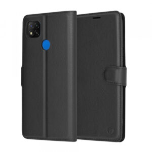Husa pentru Xiaomi Redmi 9C NFC / 9C, Techsuit, Leather Folio, Neagra