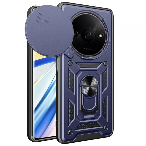Husa pentru Xiaomi Redmi A3x / A3, Techsuit, CamShield, Albastra