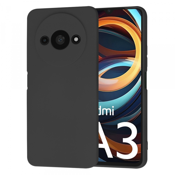 Husa pentru Xiaomi Redmi A3x / A3, Techsuit, SoftFlex, Neagra