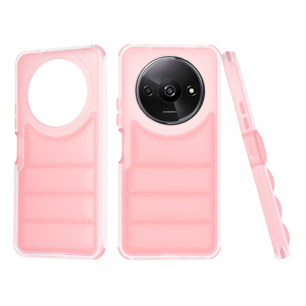 Husa pentru Xiaomi Redmi A3x / A3, Techsuit, Wave Shield, Roz