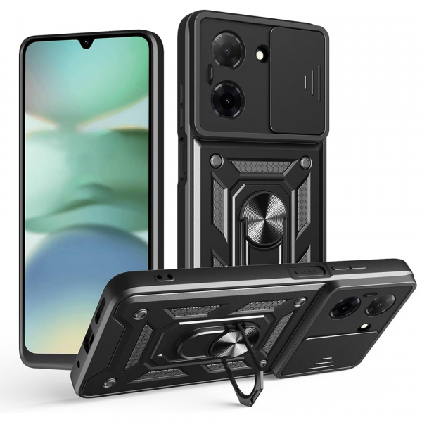 Husa pentru Xiaomi Redmi A5 4G (Standard), Techsuit, CamShield, Neagra
