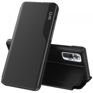 Husa pentru Xiaomi Redmi Note 10 Pro Max / Note 10 Pro, Techsuit, eFold, Neagra