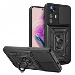 Husa pentru Xiaomi Redmi Note 12S, Techsuit, CamShield, Neagra