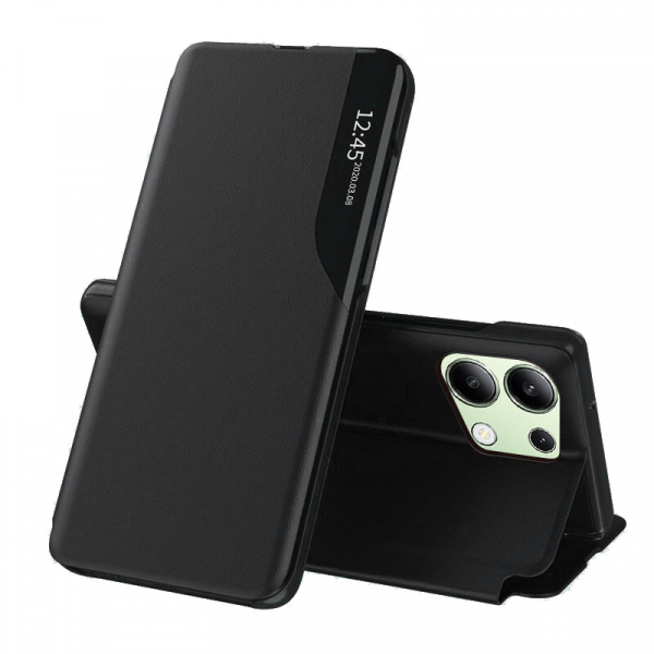 Husa pentru Xiaomi Redmi Note 13 4G, Techsuit, eFold, Neagra