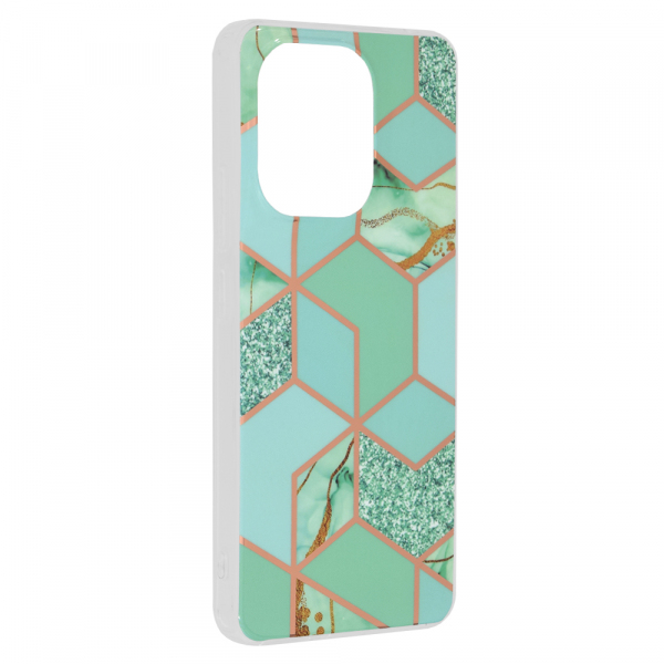 Husa pentru Xiaomi Redmi Note 13 4G, Techsuit, Marble, Verde