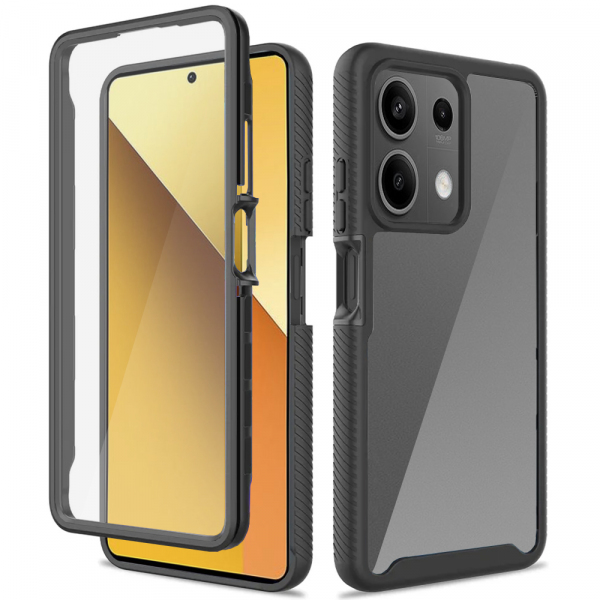 Husa pentru Xiaomi Redmi Note 13 5G, Techsuit, Defense360 Pro, Neagra