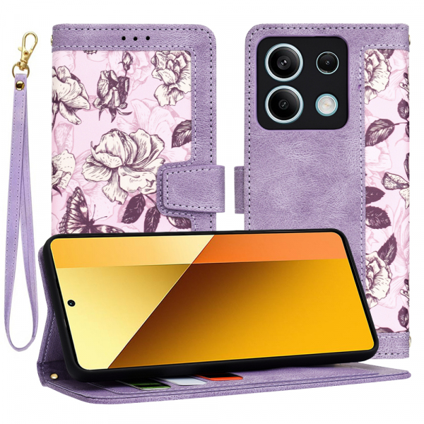 Husa pentru Xiaomi Redmi Note 13 5G, Techsuit, FlipCraft, Mov