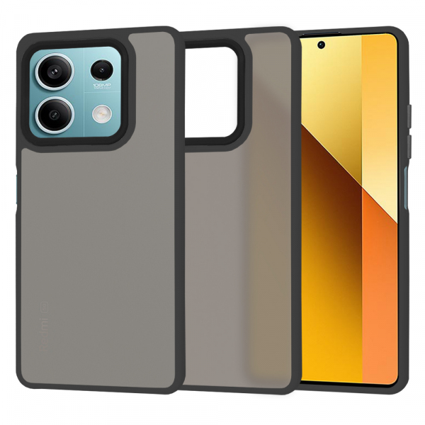 Husa pentru Xiaomi Redmi Note 13 5G, Techsuit, HaloFrost, Neagra