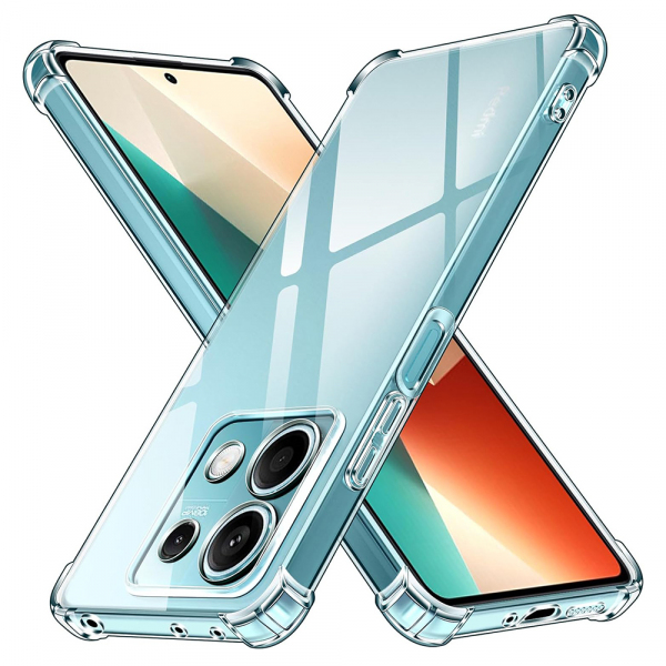 Husa pentru Xiaomi Redmi Note 13 5G, Techsuit, Shockproof Clear, Transparenta
