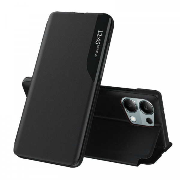 Husa pentru Xiaomi Redmi Note 13 Pro 4G / Poco M6 Pro 4G, Techsuit, eFold, Neagra