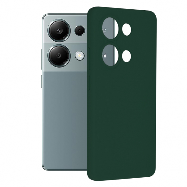 Husa pentru Xiaomi Redmi Note 13 Pro 4G / Poco M6 Pro 4G, Techsuit, Soft Edge, Verde