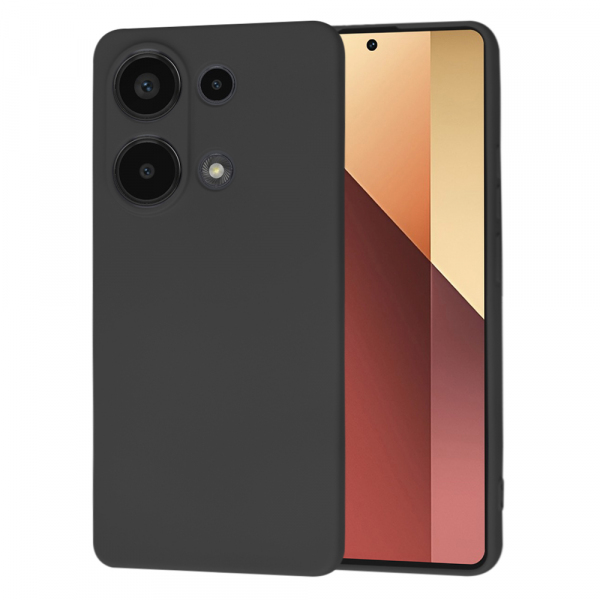 Husa pentru Xiaomi Redmi Note 13 Pro 4G / Poco M6 Pro 4G, Techsuit, SoftFlex, Neagra
