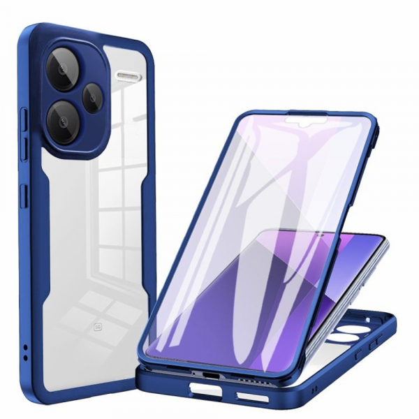 Husa pentru Xiaomi Redmi Note 13 Pro+, Techsuit, ColorVerse 360, Albastra