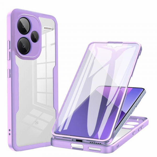 Husa pentru Xiaomi Redmi Note 13 Pro+, Techsuit, ColorVerse 360, Mov