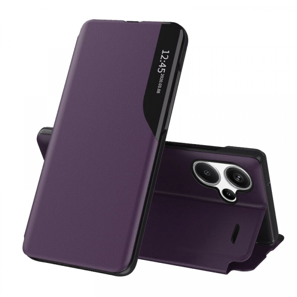 Husa pentru Xiaomi Redmi Note 13 Pro+, Techsuit, eFold, Mov