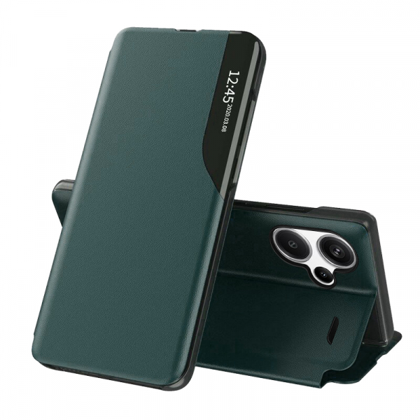 Husa pentru Xiaomi Redmi Note 13 Pro+, Techsuit, eFold, Verde