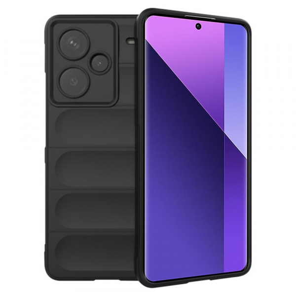 Husa pentru Xiaomi Redmi Note 13 Pro+, Techsuit, Magic Shield, Neagra