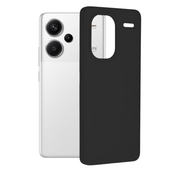 Husa pentru Xiaomi Redmi Note 13 Pro+, Techsuit, Soft Edge, Neagra