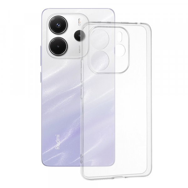 Husa pentru Xiaomi Redmi Note 14 4G (Regional), Techsuit, Clear, Transparenta