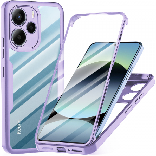 Husa pentru Xiaomi Redmi Note 14 4G (Regional), Techsuit, ColorVerse 360, Mov
