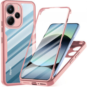 Husa pentru Xiaomi Redmi Note 14 4G (Regional), Techsuit, ColorVerse 360, Roz