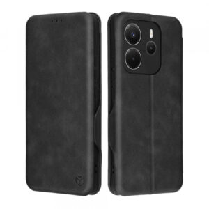 Husa pentru Xiaomi Redmi Note 14 4G (Regional), Techsuit, Safe Wallet Plus, Neagra