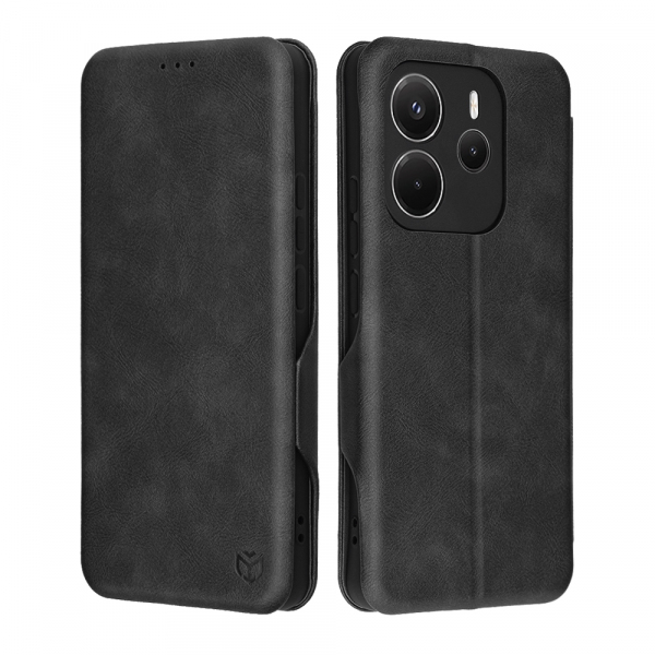 Husa pentru Xiaomi Redmi Note 14 4G (Regional), Techsuit, Safe Wallet Plus, Neagra
