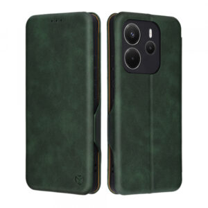 Husa pentru Xiaomi Redmi Note 14 4G (Regional), Techsuit, Safe Wallet Plus, Verde