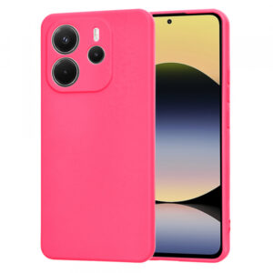 Husa pentru Xiaomi Redmi Note 14 4G (Regional), Techsuit, SoftFlex, Roz Inchis