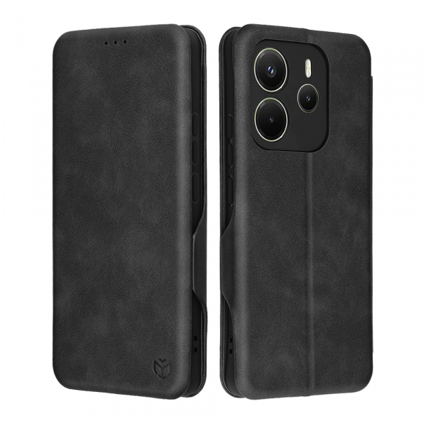 Husa pentru Xiaomi Redmi Note 14 4G (Standard), Techsuit, Safe Wallet Plus, Neagra