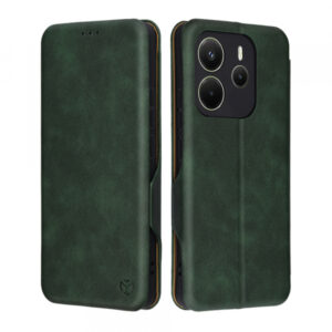 Husa pentru Xiaomi Redmi Note 14 4G (Standard), Techsuit, Safe Wallet Plus, Verde