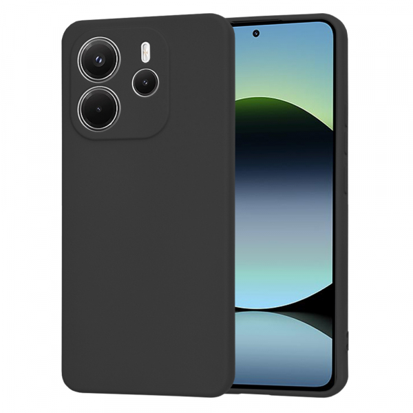 Husa pentru Xiaomi Redmi Note 14 4G (Standard), Techsuit, SoftFlex, Neagra