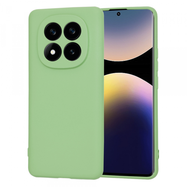 Husa pentru Xiaomi Redmi Note 14 Pro+ 5G, Techsuit, SoftFlex, Verde Deschis