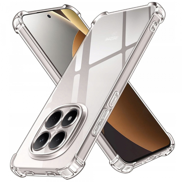 Husa pentru Xiaomi Redmi Note 15 Pro 5G, Techsuit, Shockproof Clear, Transparenta