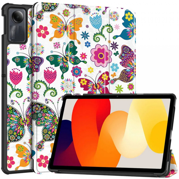 Husa pentru Xiaomi Redmi Pad SE, Techsuit, FoldPro Butterfly, Multicolor