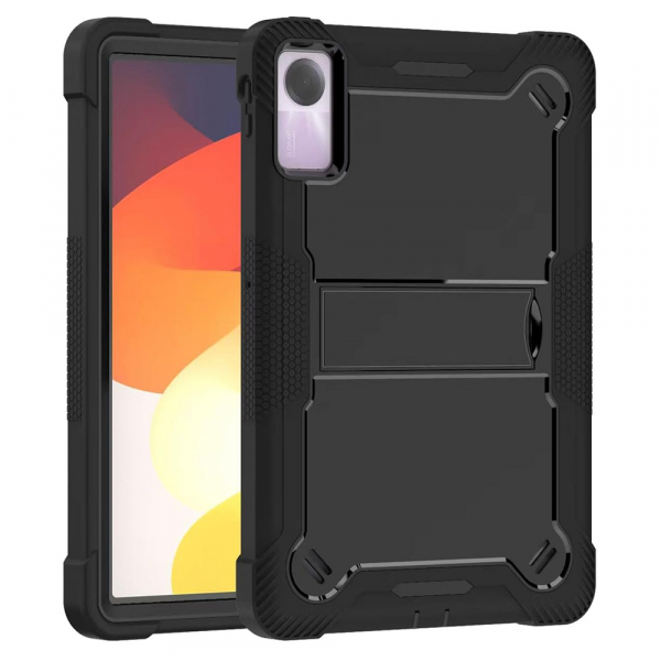 Husa pentru Xiaomi Redmi Pad SE, Techsuit, Rugged TabShell, Neagra