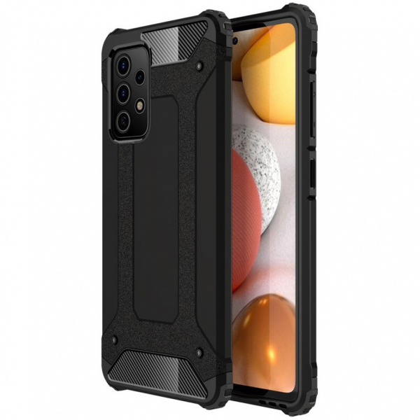 Husa pentru Samsung Galaxy A52s 5G A528 / A52 A525, OEM, Hybrid Armor, Neagra
