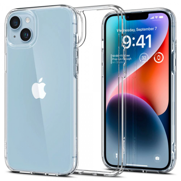 Husa pentru Apple iPhone 14, Spigen, Ultra Hybrid, Transparenta ACS05040