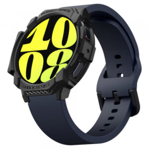 Husa Spigen Rugged Armor pentru Samsung Galaxy Watch7 44mm, Neagra