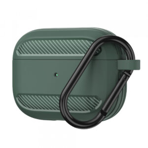 Husa Techsuit Carbon pentru Apple AirPods 3, Verde